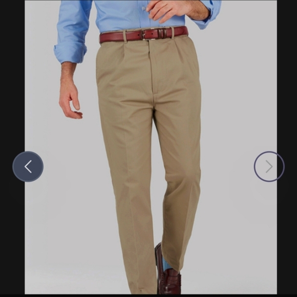 Peter Christian Pleaded Chino Pants NWT Size 36×29 - Picture 1 of 11
